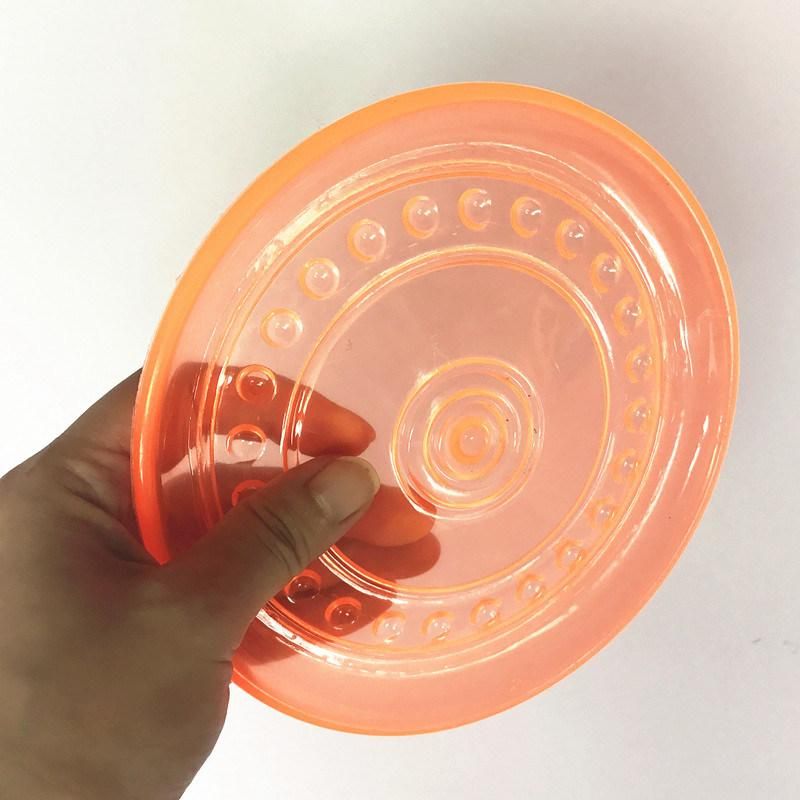 2022 A Grade Silicone Soft Frisbeed Pet Bite Resistant Dog Frisbeed Water Chew Toy Strong Rubber Interactive Custom Frisbeed