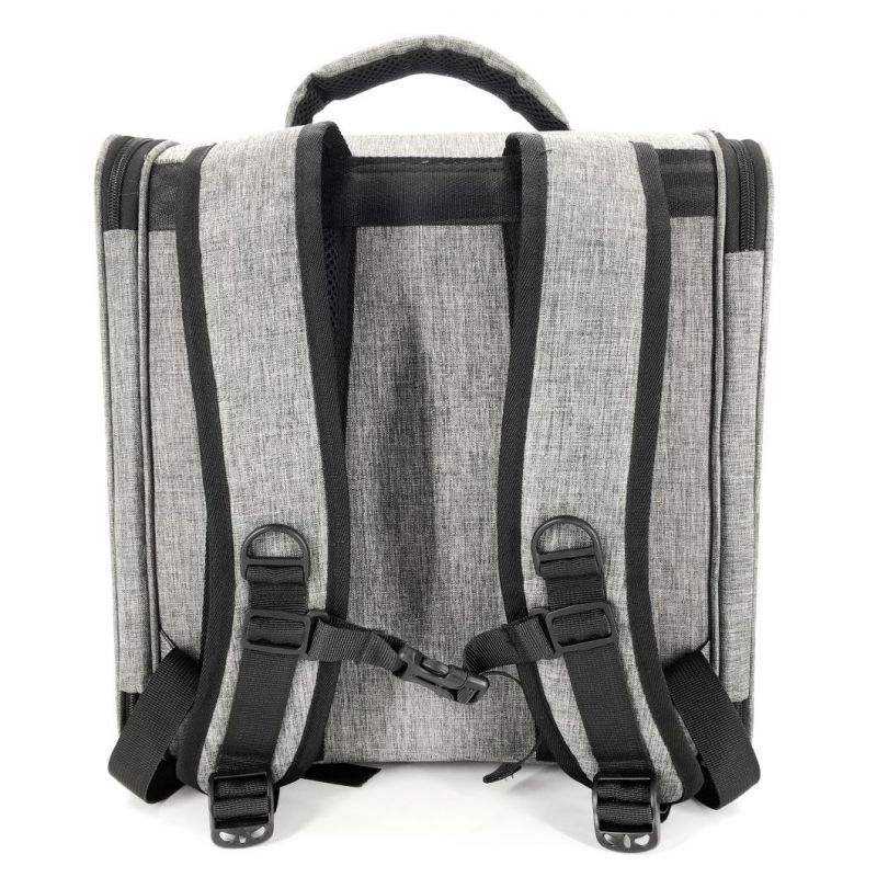 OEM Design Pet Carrier Big Space Pet Backpack Cation Polyester Material Pet Product Dog Cat Backpack