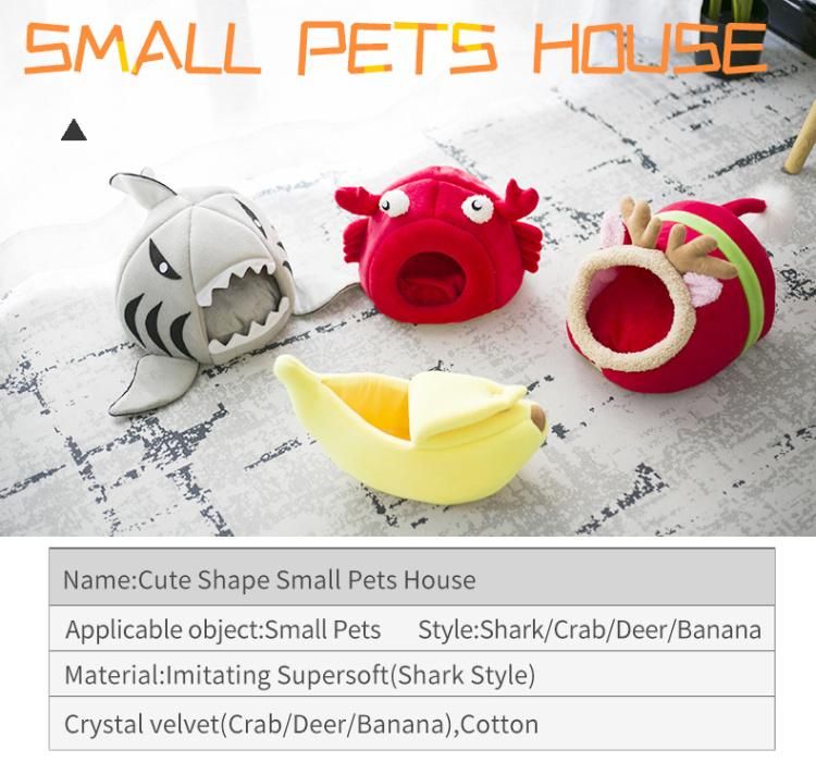 Creative Different Shape Pet Nest Comfortable Warm Multiple Shapes Colors Suitable Lovely Supplies for Cats Small Dogs Pet Bed