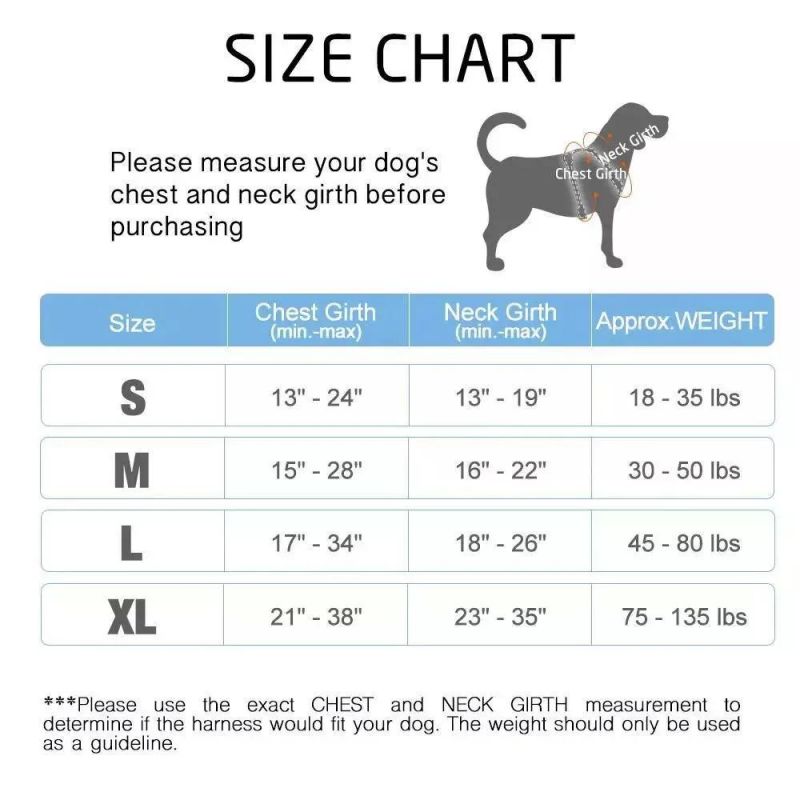 Heavy Duty Luxury Reflective No Pull Soft Pet Harness Vest for Dogs, Factory Price Custom Personalized Adjustable Dog Harness/Hot Sale/Customization