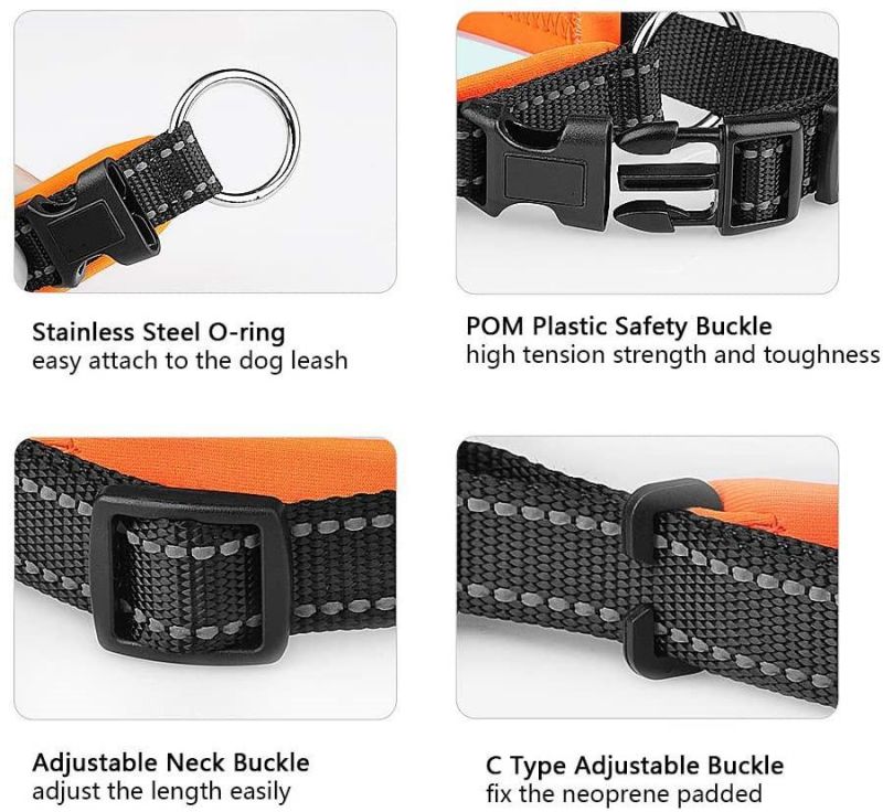 Easy and Quick to Put on/off Adjustable Dog Collar