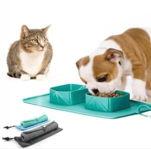 Factory Price Eco-Friendly Waterproof Collapsible Silicone Pet Bowl