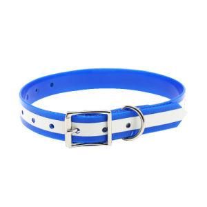 Fluorescent Nylon Pet Collar with Light Glow in Dark Strap