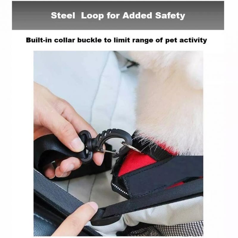 Pet Dogs Cats Car Booster Seat Durable Portable and Breathable Bag Waterproof Car Seat Suitable for Small and Medium Pet