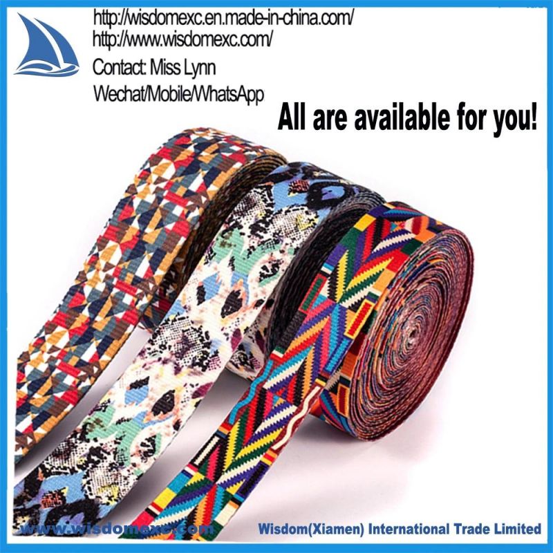Soft Durable Webbing and Metal Clip on D-Ring for Leash