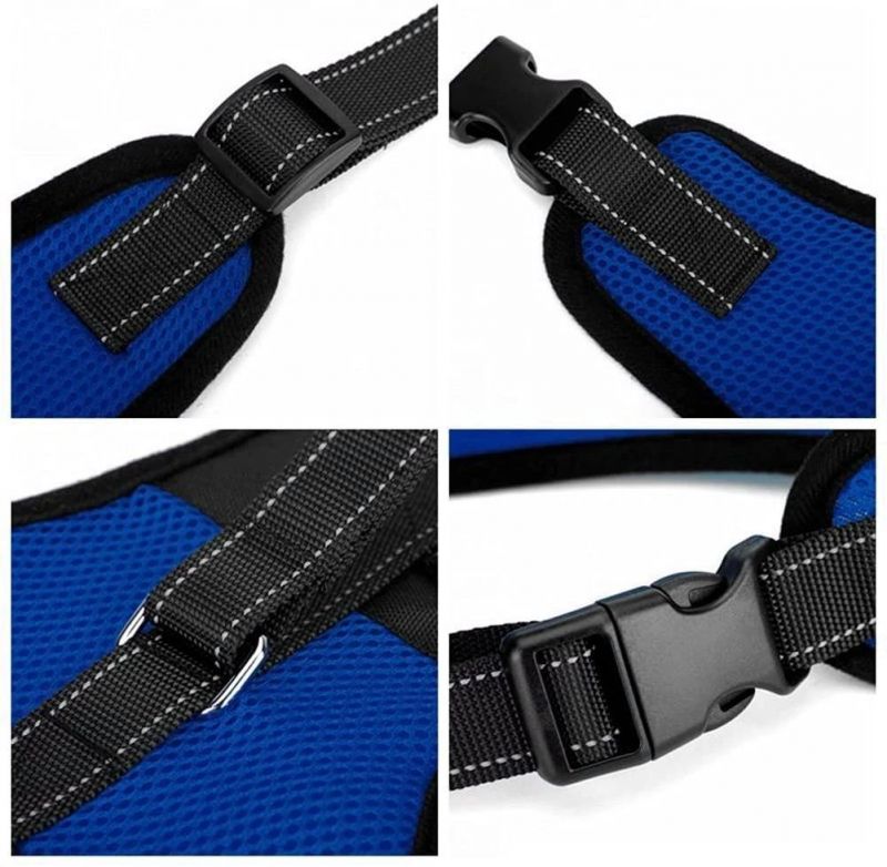 No Pull Reflective Adjustable Mesh Dog Harness with Handle