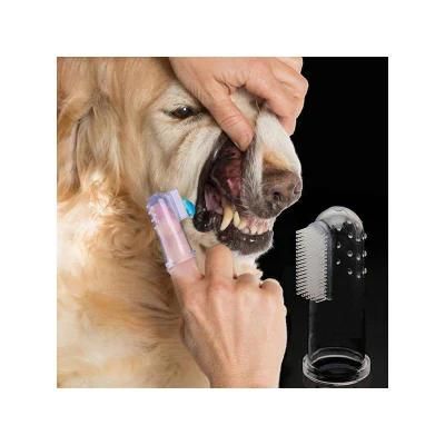 Wholesale OEM Strong and Soft Food Grade Material Silicone Pet Finger Toothbrush