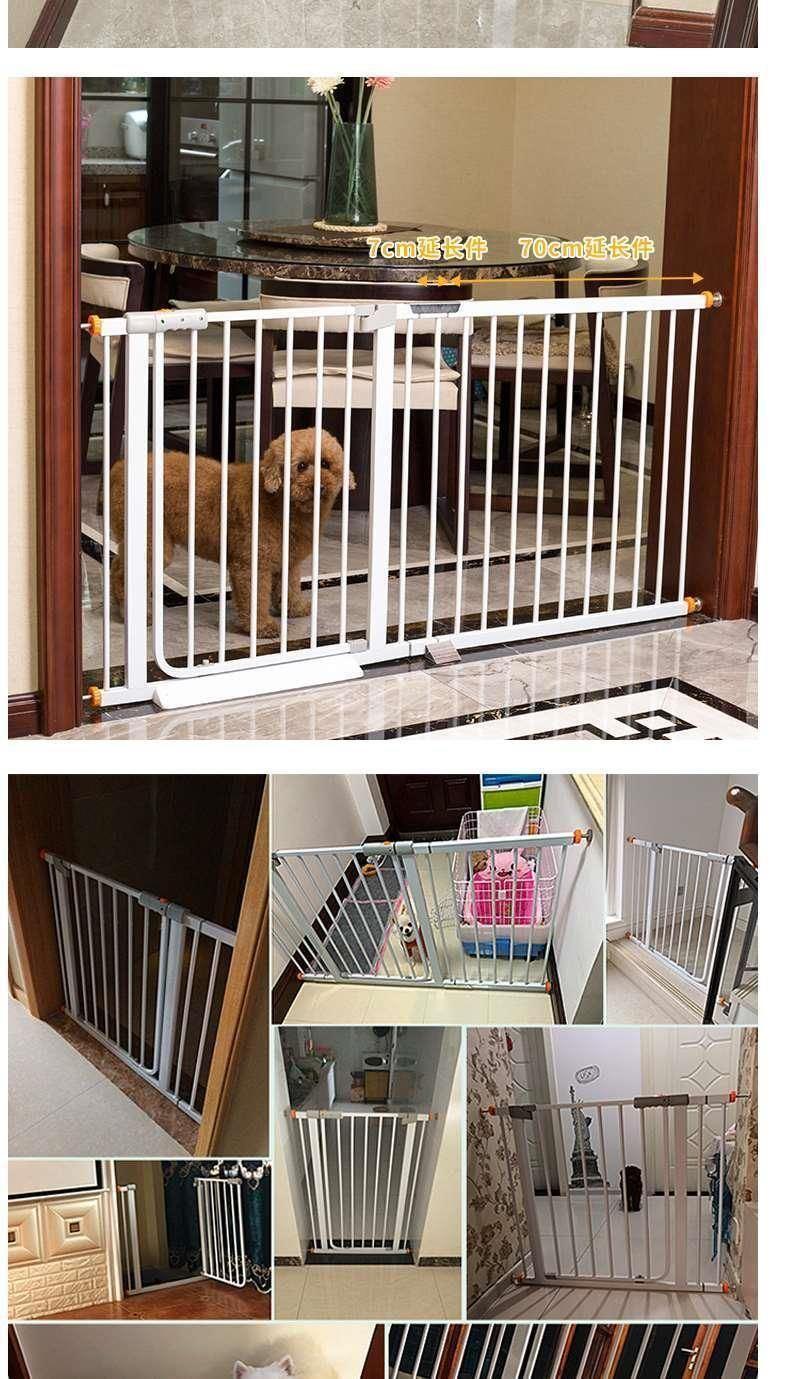 in Stock Pet Baby Safety Retractable Door Gate Fence Expanding Pet Safety Gate