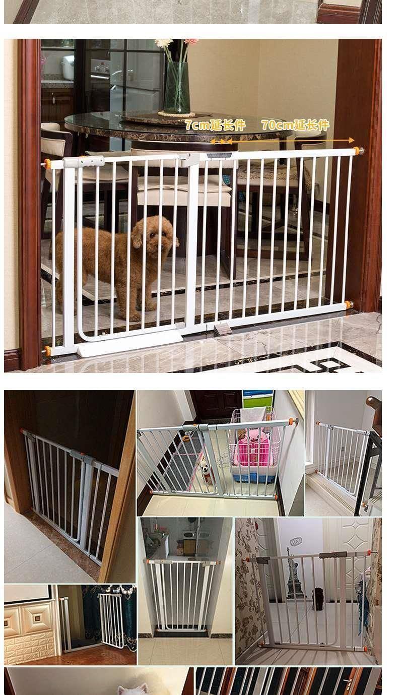 in Stock Pet Baby Safety Retractable Door Gate Fence Expanding Pet Safety Gate