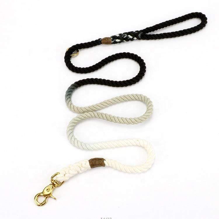 Hot Selling Dye Colorful Rope Cotton Hemp Dog Leash