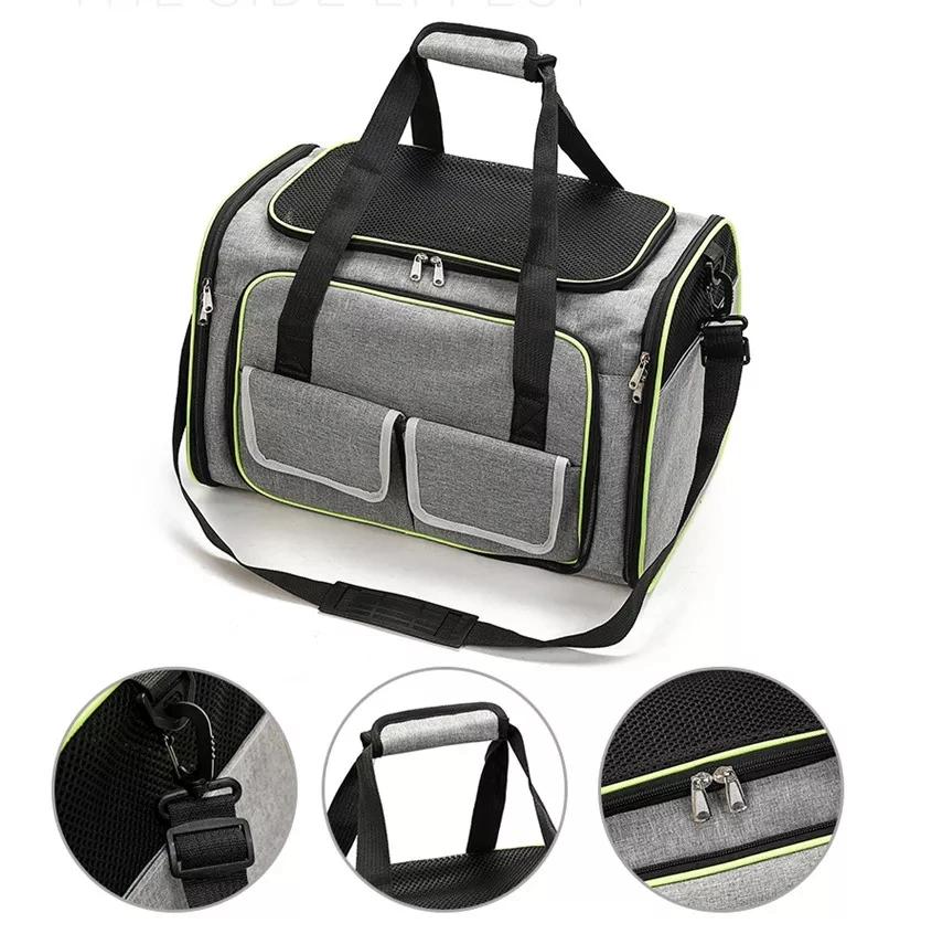 Airline Approved Expandable Large Carrier for Cats Travel Breathable Cat Carrier Bag