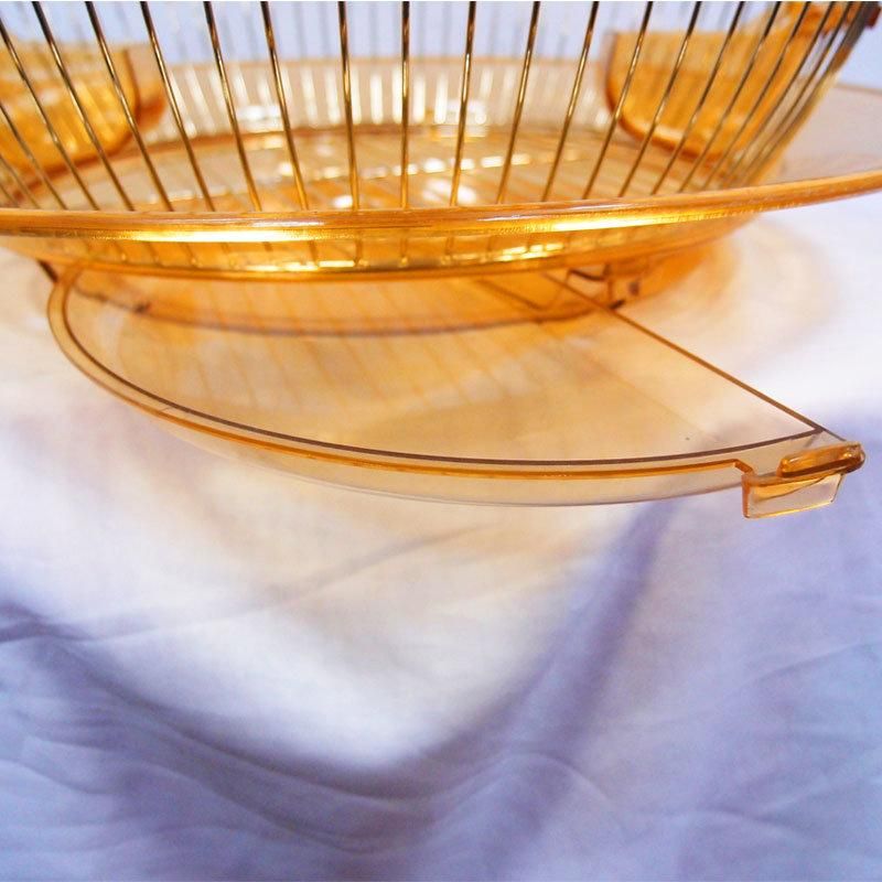 Hot Sale Luxurious Golden Round Metal Parrot Bird Cage