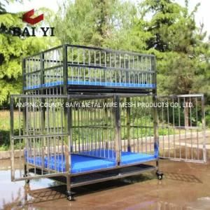 Eco Friendly Stainless Steel Dog Crates Kennel Cage