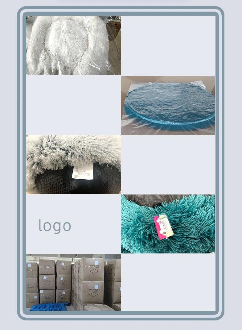 Attractive Comfortable Pure Color Matching Pet Bed Anti-Slip Bottom Pet Nest PP Cotton Pet Beds Waterloo