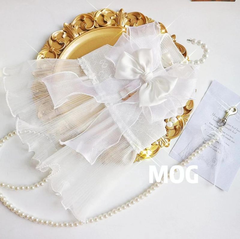 2022 Luxury Dog Clothes Designers Dog Dress Lovely Dog Wedding Dress Pet Clothes for Spring Summer