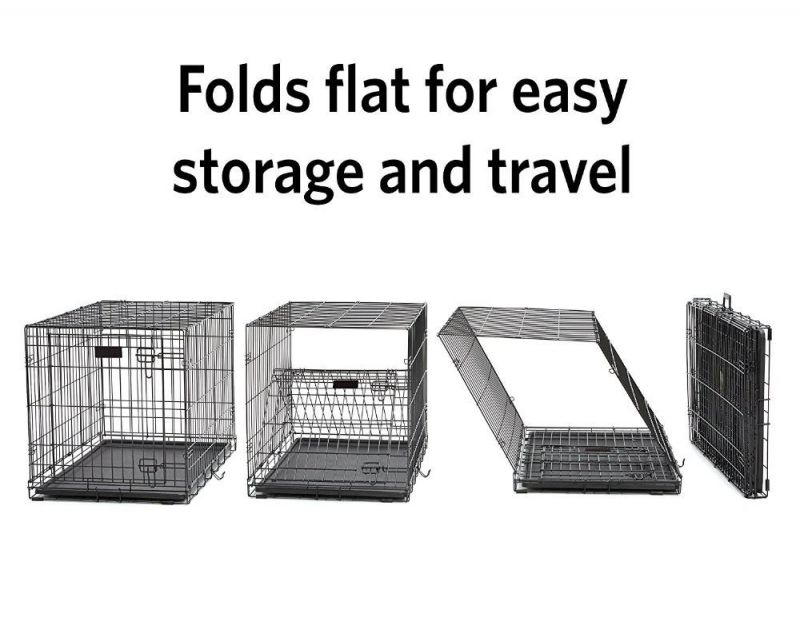 Collapsible Pet Display Metal Dog Cages Waterproof