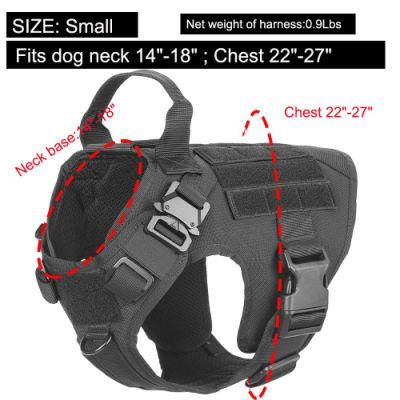 Tactical Dog Harness, Working Dog Vest Pet Harness
