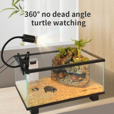 Yee Heating Lamp Glass Turtle Tank Climbing Pet Tank Suit