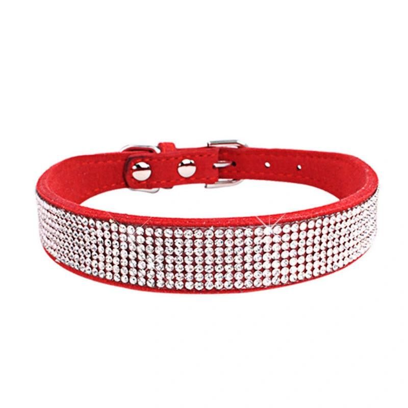 Rhinestone Dog Collar Dazzling Sparkling Crystal Pet Collar