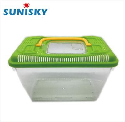 High Transparent Portability Plastic Pet Box