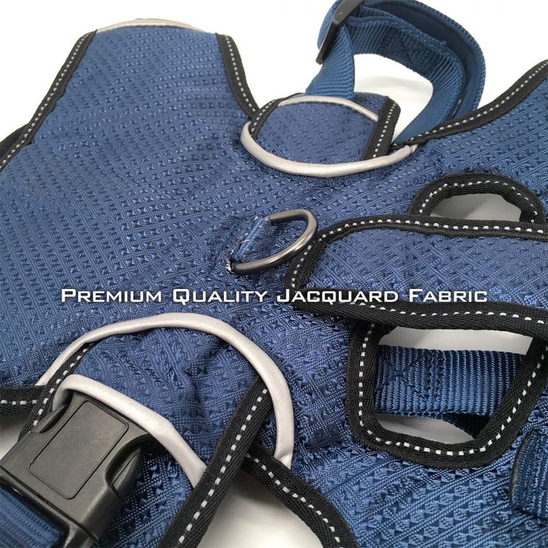 Premium Quality Jacquard Vest No Pull Training Walking Reflective Dog Harness
