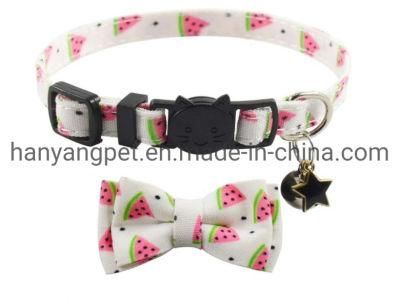 Whoesale Custom Sublimation Polyester Cute Bow Tie Dog Cat Collar