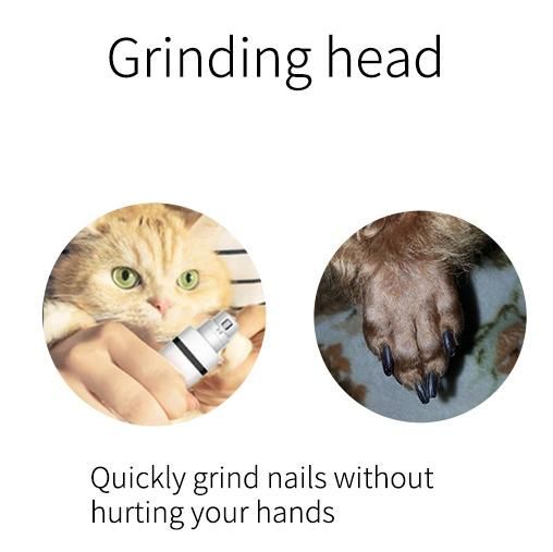 Pet Supply Products Accessoires Three in One Pet Dog Accessory Nail Grinder Sole Hair Trimmer C12 Electric Dog Nail Grooming Tool Clipper