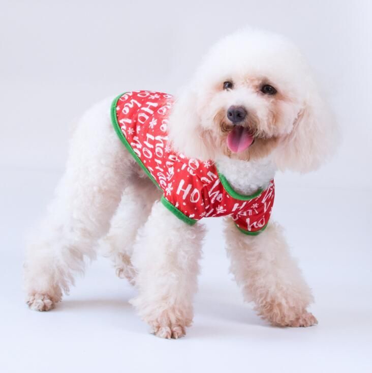 Christmas Style Dog T-Shirt in Assordted Patterns and Sizes with Small MOQ