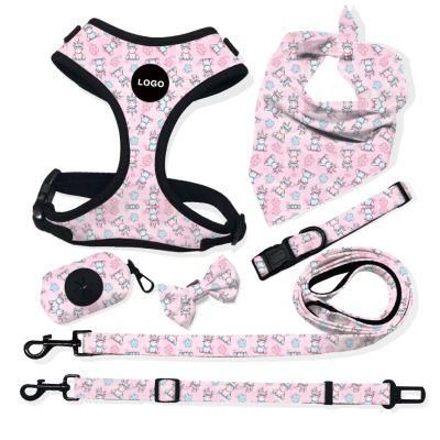 Custom Logo &amp; Designs for Dog Harness, Leash/Lead, Collar, Poop Bag, Pet Harness Accessories Set
