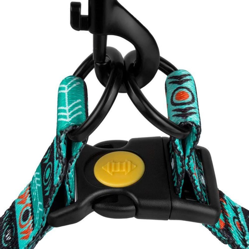 Adjustable Dog Harness Tribal Pattern Step-in Small Medium Large, Comfort Harness for Dogs Puppy Outdoor Walking