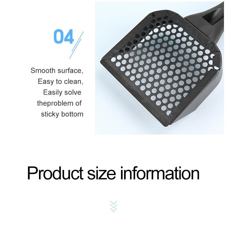 Pet Cleaning Products High Quality Environmentally Friendly Stainless Steel Cat Poop Shovels Cat Litter Shovel