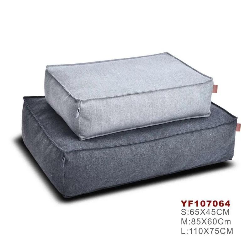 Comfort Sofa Fabric Square Pillow Cushion Dog Pet Bed