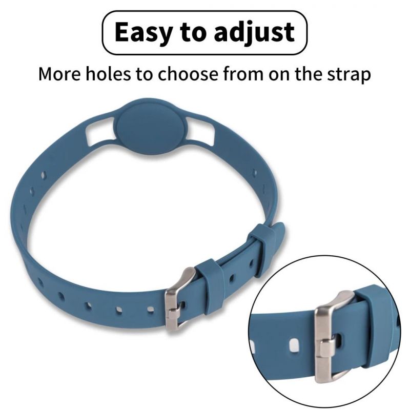 New Arrival Anti-Lost Keychain Ring Protective Silicone Loop Case for Airtag Pet for Airtag Dog Collar