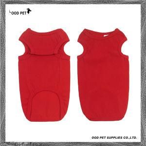 Blank Cotton Pet Tee Shirts Dog Tank Tops (SPT6002)