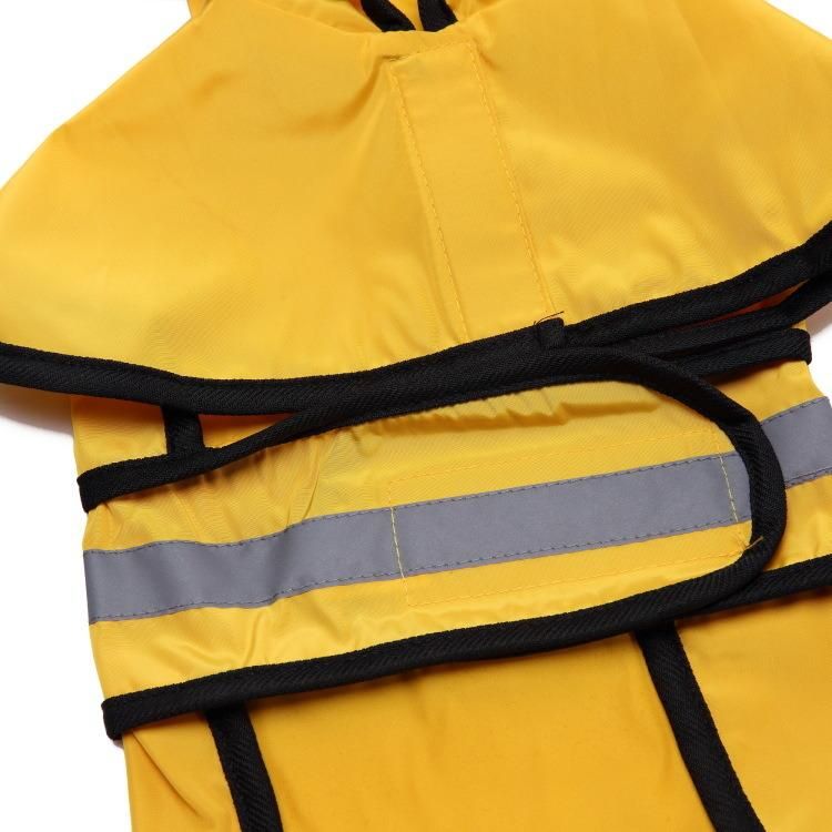 Retail Waterproof Outdoor Reflective Tape Dog Rain Coat Puppy Pet Vest