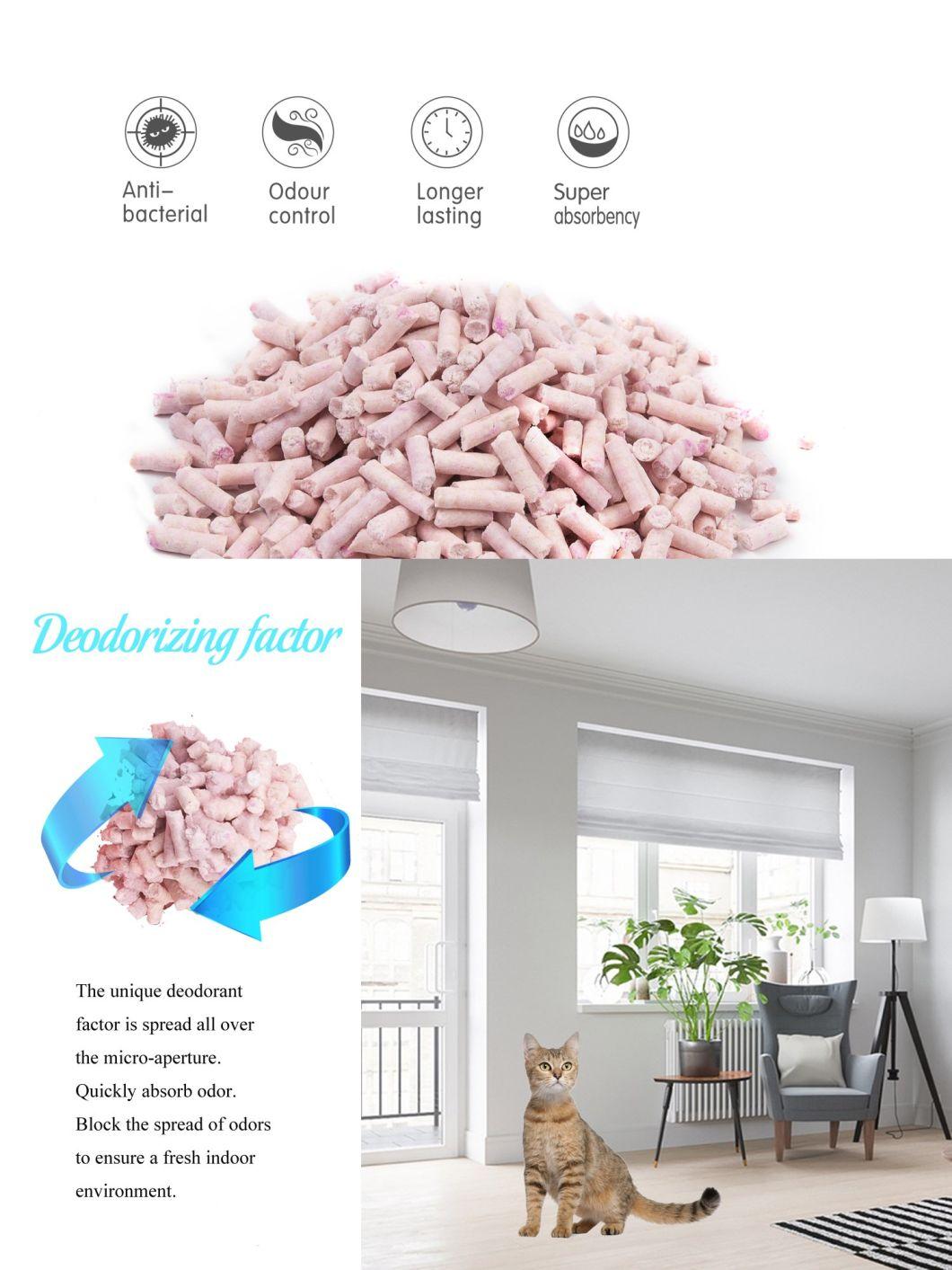 Peach Fresh Tofu Cat Litter with Clump and Easy Scoop