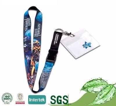 Customized Logo Personalized Design Printed Polyester Card Neck Lanyard