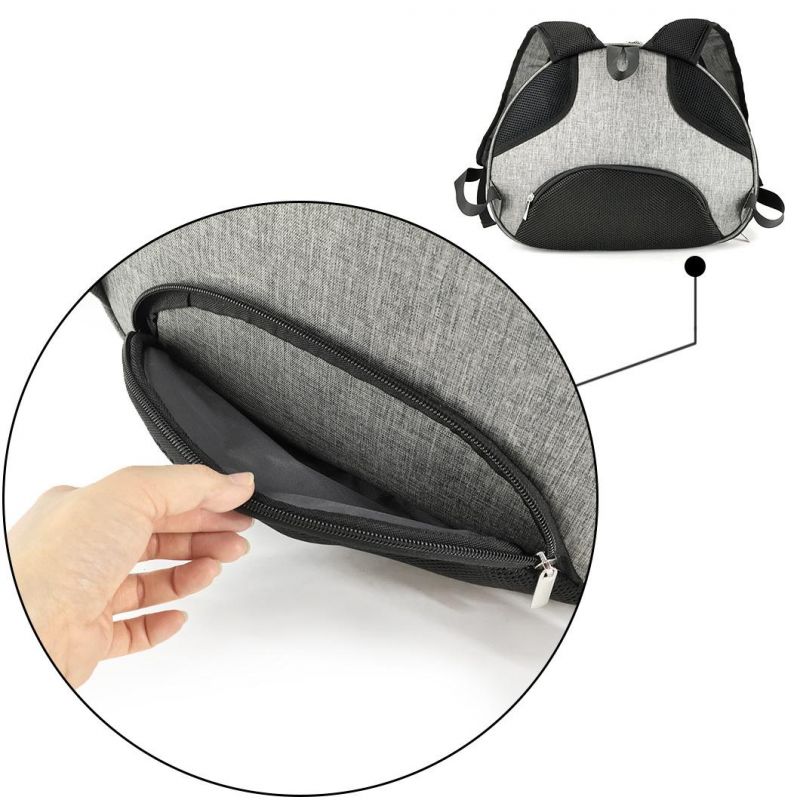 Transparent PVC Double Shoulder Folding Small Pets Cats Dogs Animals Bag Pack Carrier Backpack