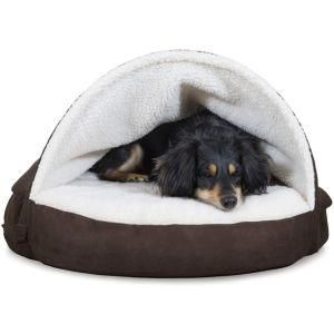 Small Dog Tent Bed Semi-Enclosed Pet Mat Removable Memory Cotton Cozy Cave Dog Bed Orthopedic Dog Bed