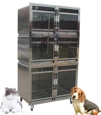 Mt Medical Wholesale Large Stainless Steel Wire Animal Supplies Metal Outdoor Cat Dog Pet Cages