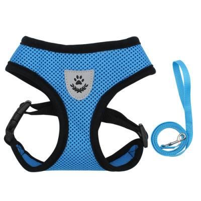 Pets Soft Breathable Air Mesh Reflective Bands Safe Comfortable Dog Harness