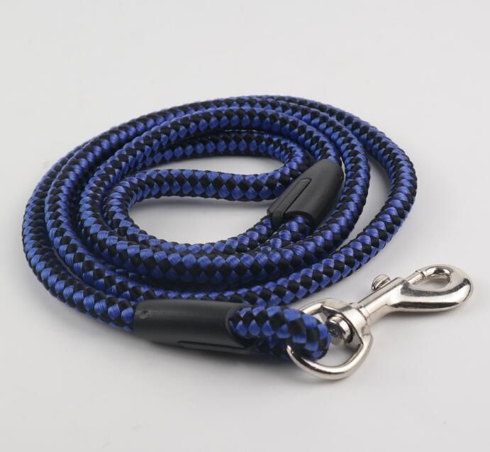 High Quality Strong Durable and Thick Round Rope PP Color Pet Dog Leash with Comfortable Padded Handle