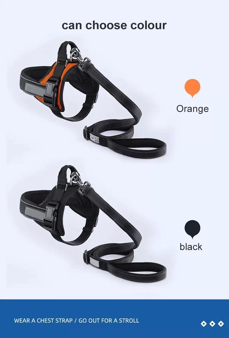 New Reflective Nylon Soft Mesh Dog Harness for Walking Training Dogs