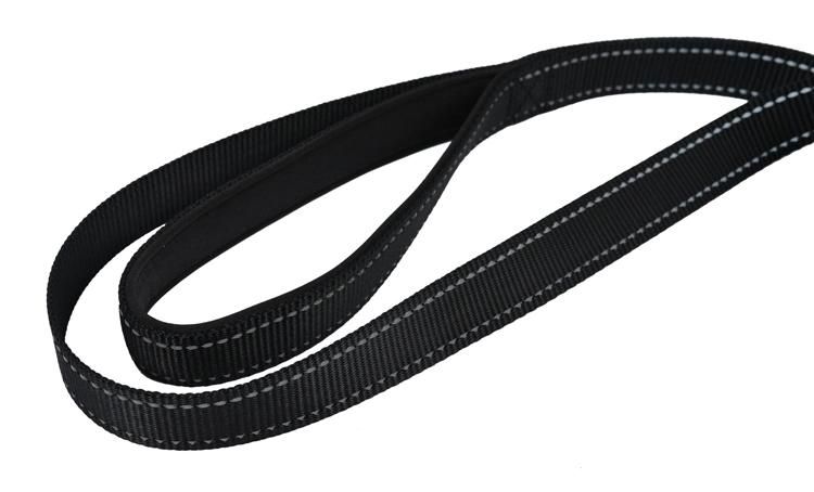 Strong Nylon Soft Handles 6FT Long Dog Running Leash Neoprene Padded Reflective Dual Handle Dog Leash with Traffic Handle