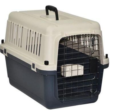 Plastic Dog Crate with Handle/Wheels