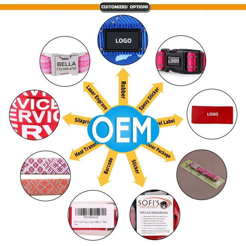 Wholesale Service Heavy Duty Strong Custom Print Sublimation Dog Leash
