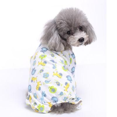 Cool Cartoon Dog Outfits Designer Funny Pup Crew Small Dog Pajamas