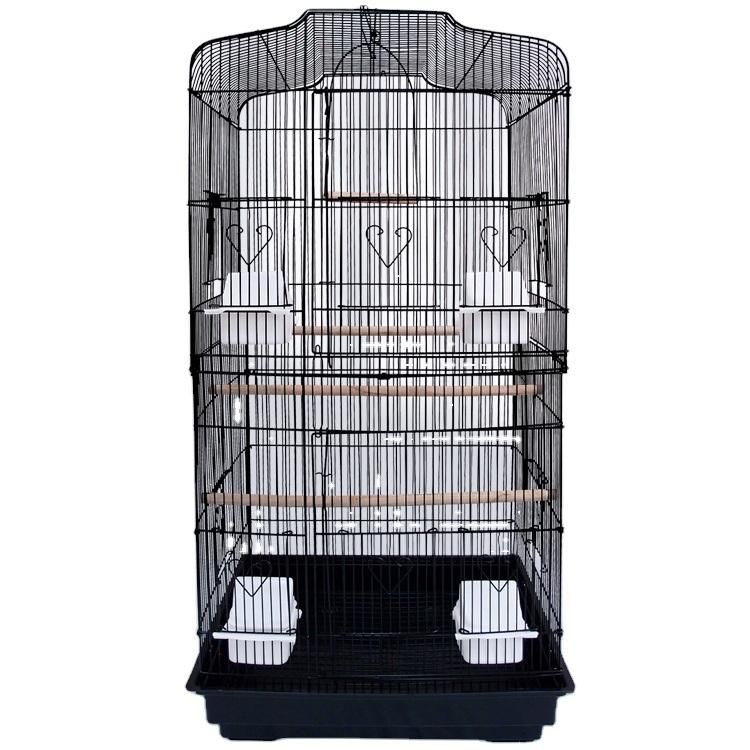 Super Big Tall Metal Folding Removable Birds Parrot Breeding Cages Travel Pet Carrier Birdcage