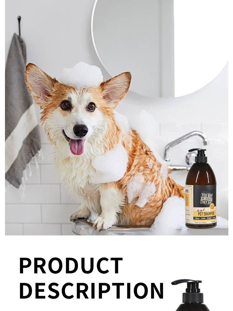 Bulk Wholesale Dog Shampoo Bottle Strong Detergency Natural Dog Shampoo