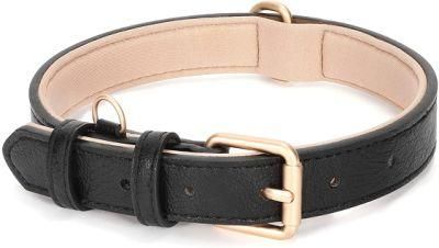 Flexible and Super Soft Leather Dog Collar with Multiple Colors
